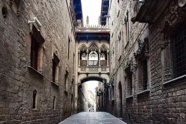 Barri Gòtic wijk in Barcelona
