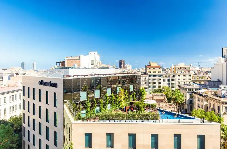 Zwembad van Eurostars Barcelona Central