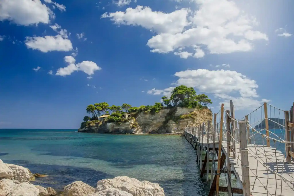Cameo island in Agios Sostis Zakynthos