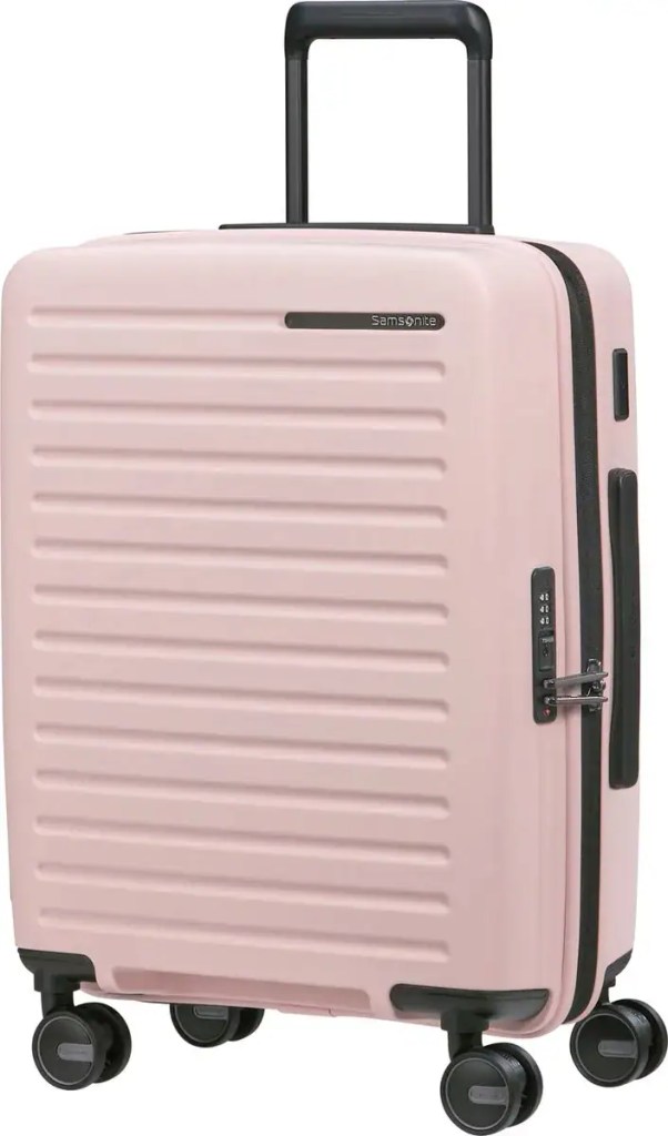 Samsonite Restackd Spinner roze reiskoffer