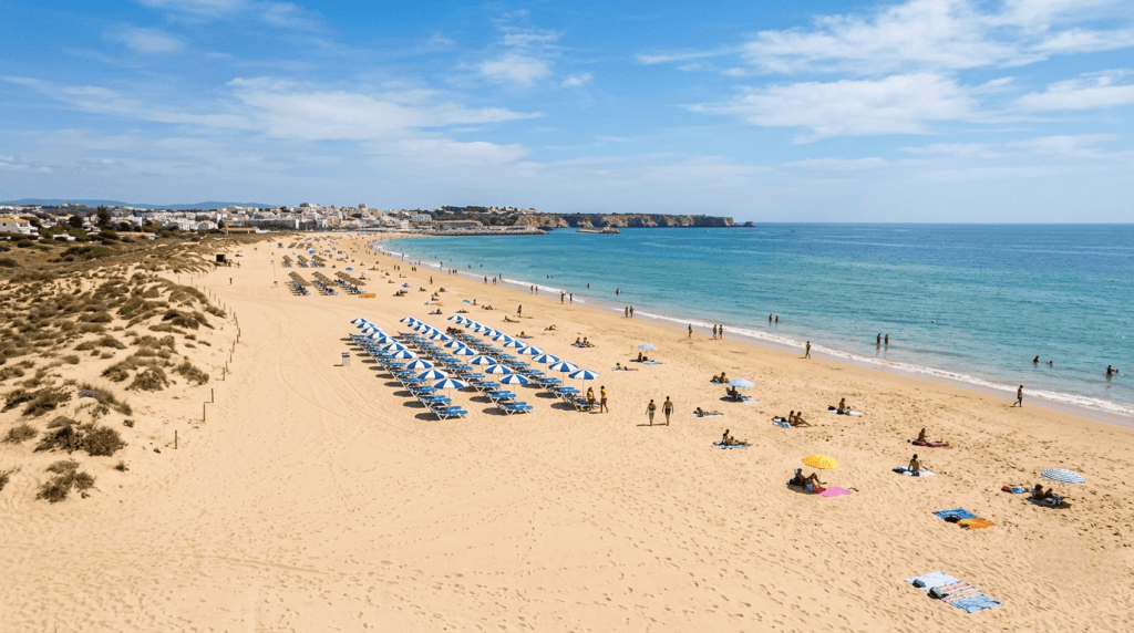 meia praia strand in Algarve