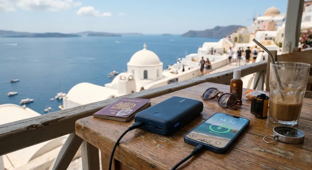 Powerbank voor op reis